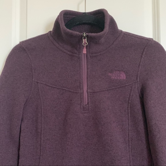 The North Face Purple Quarter Zip Jacket, XS - Picture 5 of 13